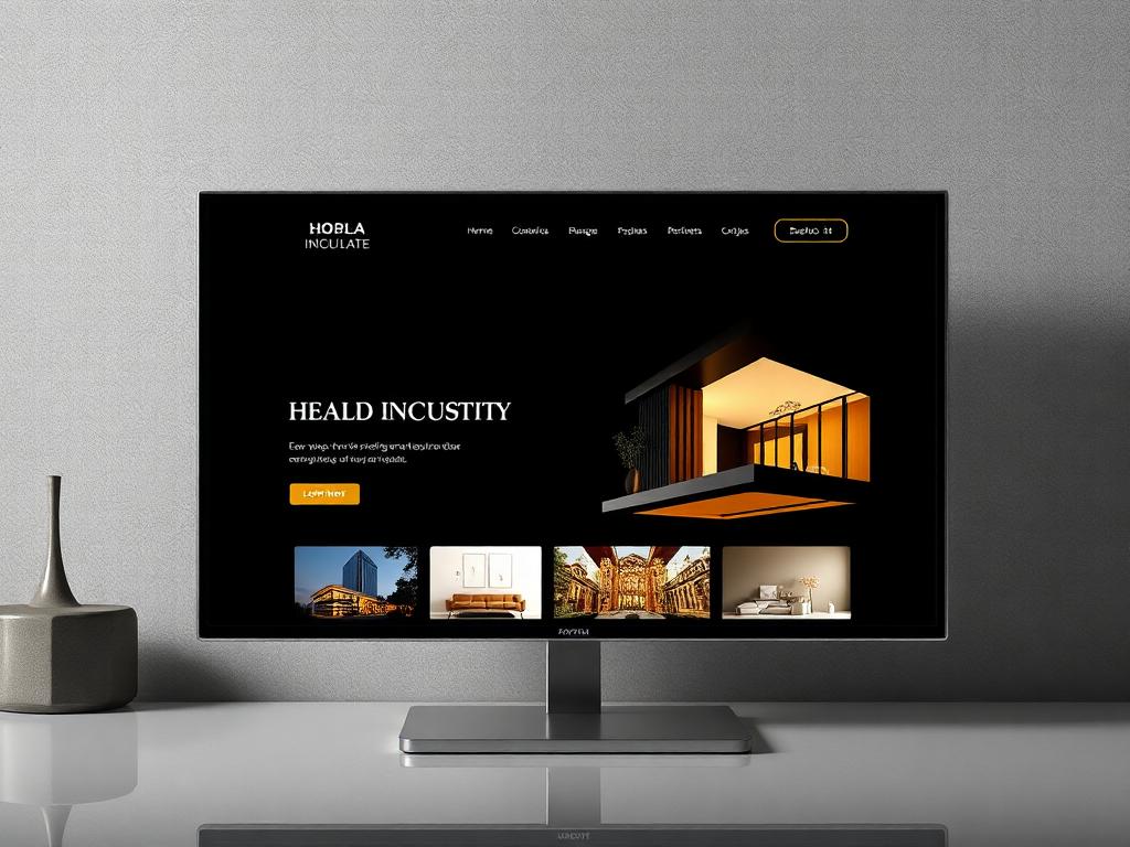 Luxury Property Group website mockup