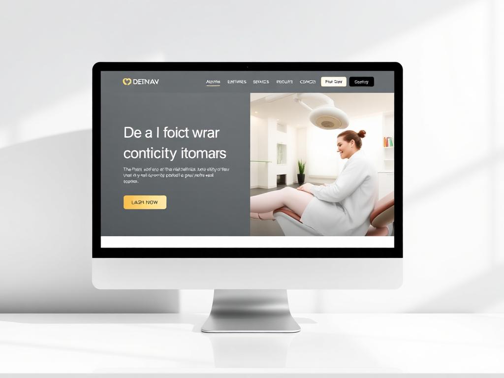 Family Dental Clinic website mockup
